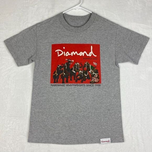 Diamond Supply Co Shirt Mens Small Graphic Short Sleeve Crewneck Street - Picture 1 of 8
